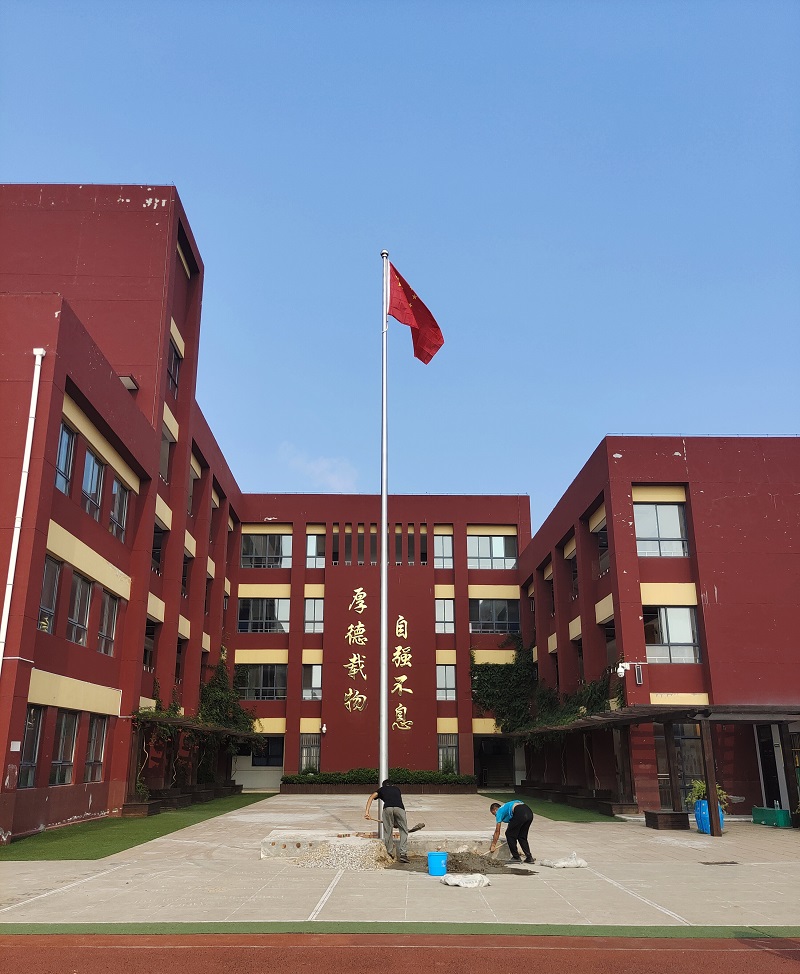 邯郸校园国旗杆 不锈钢锥型旗杆生产安装